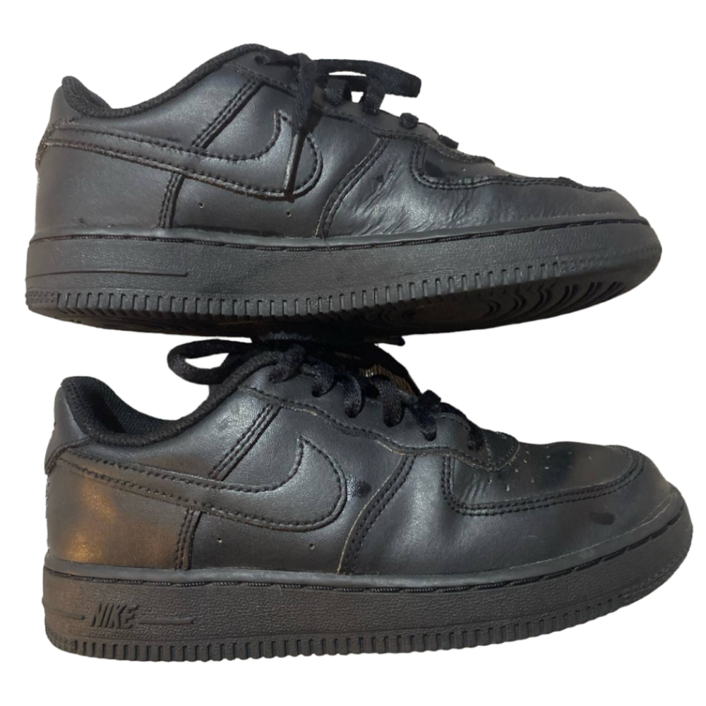 Nike Air Force 1 Sneakers Black Kids 2Y Unisex